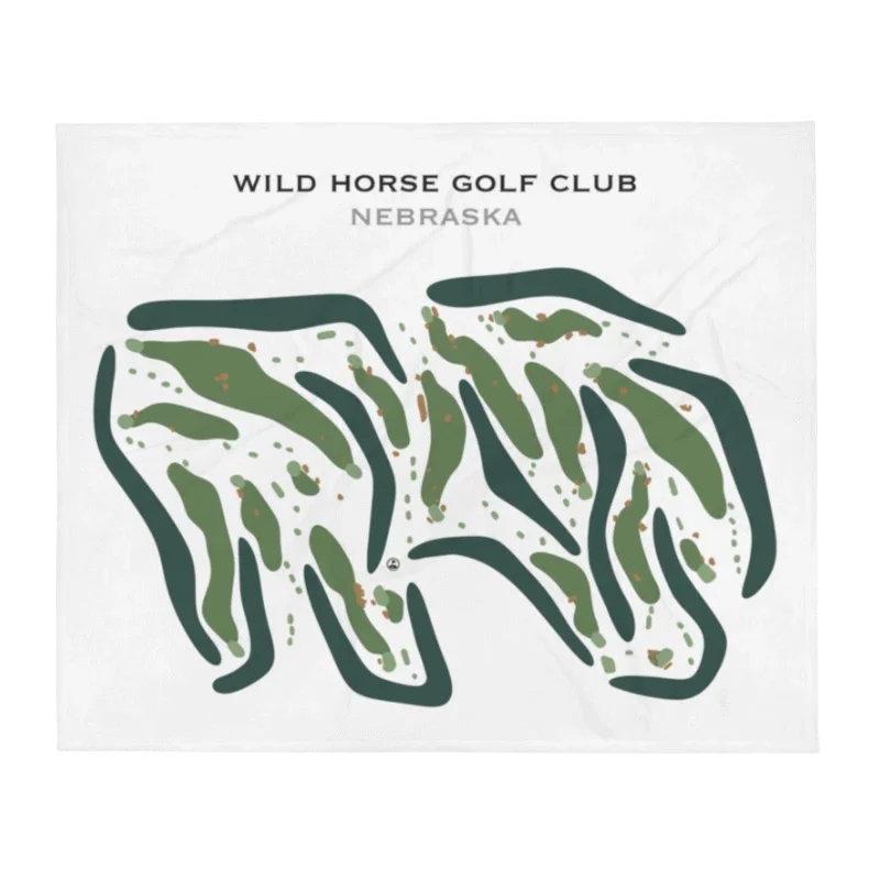 Wild Horse Golf Club, Nebraska - Printed Golf Courses
