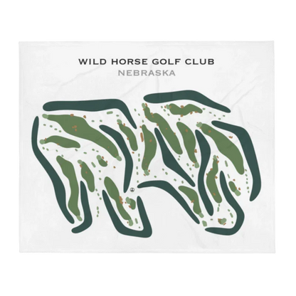 Wild Horse Golf Club, Nebraska - Printed Golf Courses
