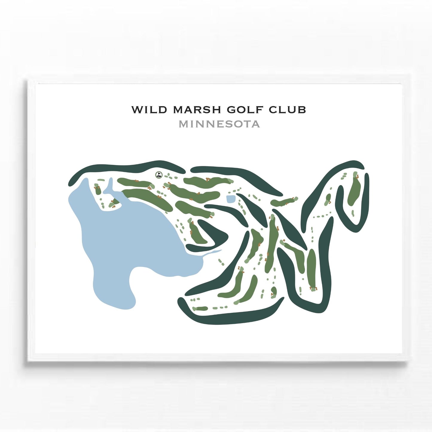Wild Marsh Golf Club, Minnesota - Printed Golf Courses