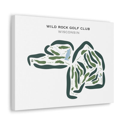 Wild Rock Golf Club, Wisconsin - Printed Golf Courses