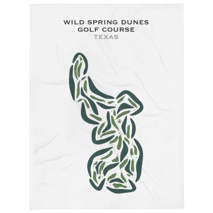 Wild Spring Dunes Golf Course, Mt. Enterprise, Texas - Printed Golf Courses