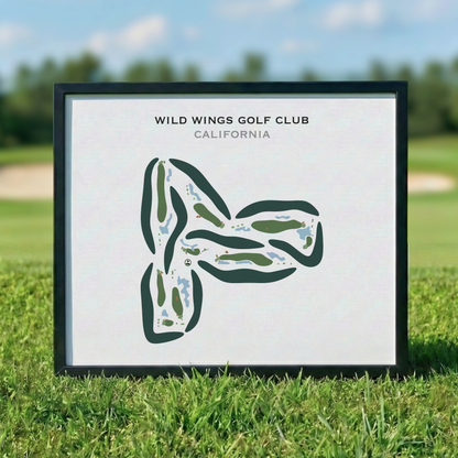 Wild Wings Golf Club, California - Printed Golf Courses
