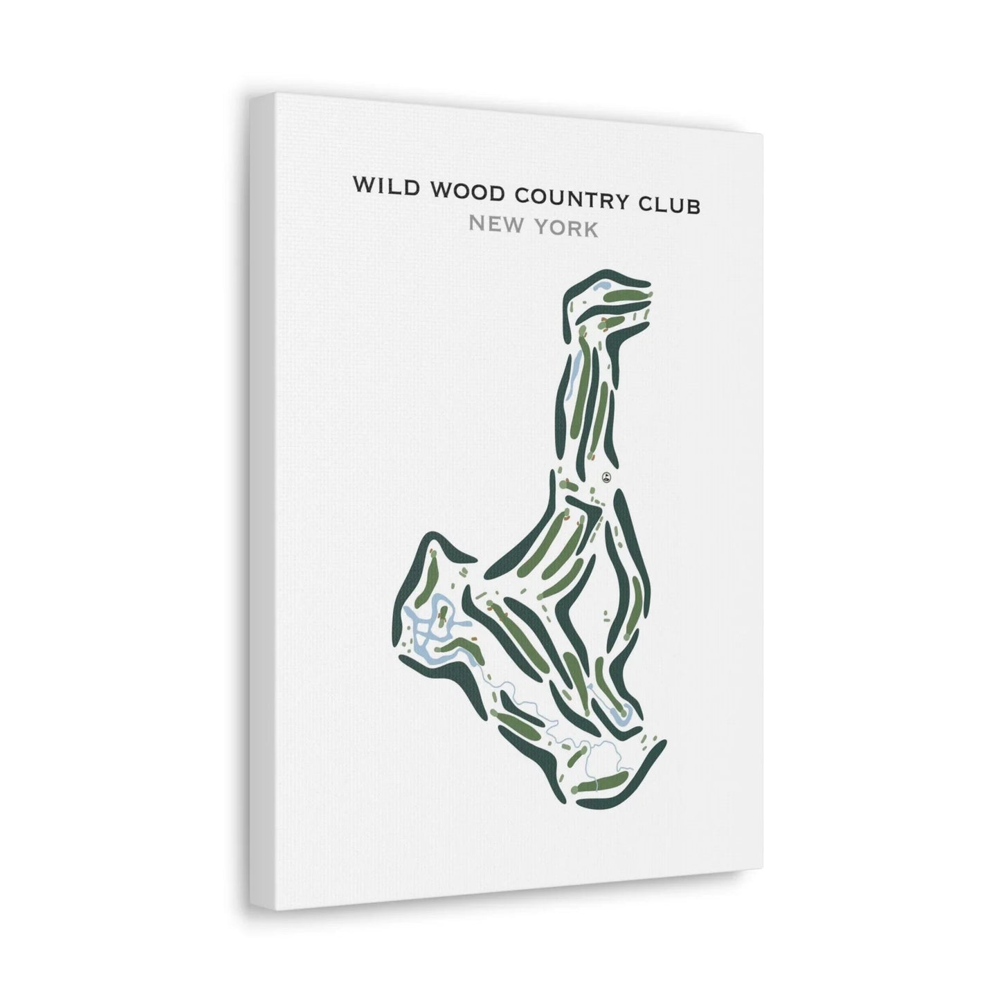 Wild Wood Country Club, New York - Printed Golf Course