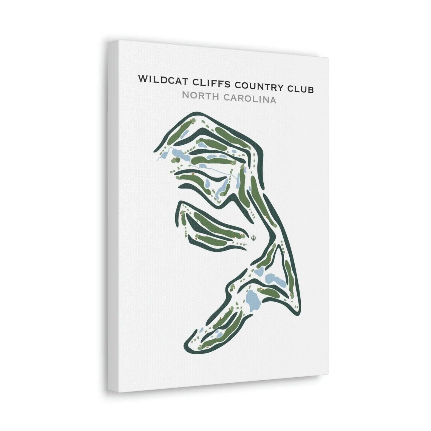 Wildcat Cliffs Country Club, North Carolina - Printed Golf Courses