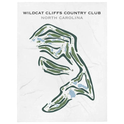 Wildcat Cliffs Country Club, North Carolina - Printed Golf Courses