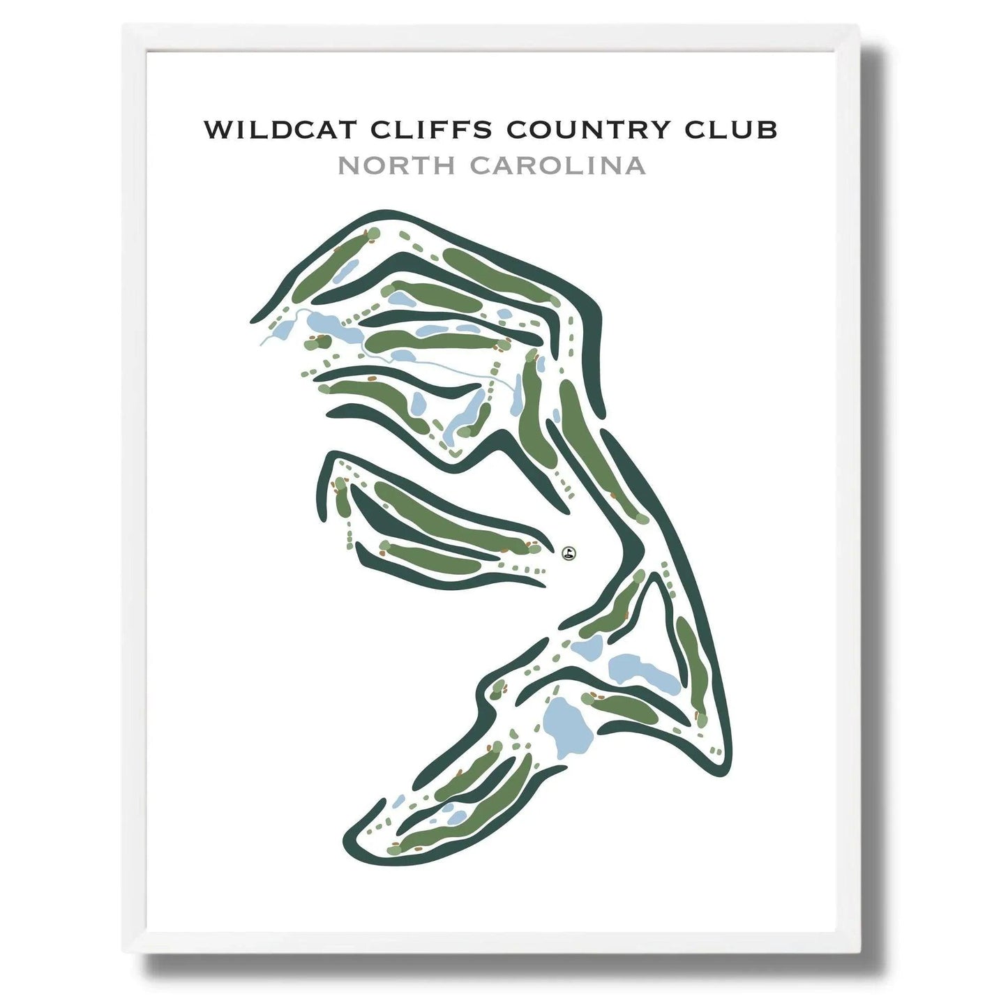 Wildcat Cliffs Country Club, North Carolina - Printed Golf Courses