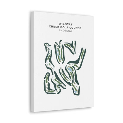 Wildcat Creek Golf Course, Indiana - Printed Golf Course