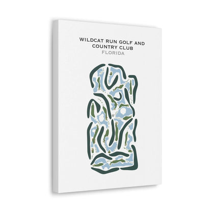 Wildcat Run Golf & Country Club, Florida - Printed Golf Courses