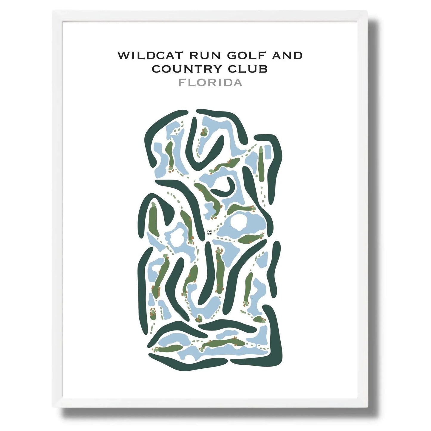 Wildcat Run Golf & Country Club, Florida - Printed Golf Courses