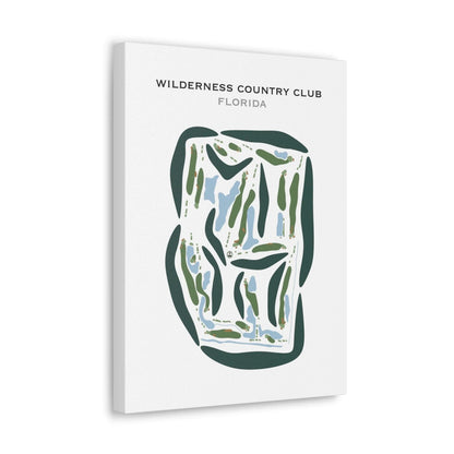Wilderness Country Club, Florida - Printed Golf Courses