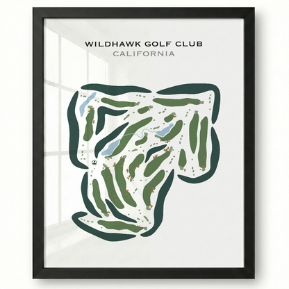 Wildhawk Golf Club, California - Printed Golf Courses