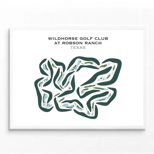 Wildhorse Golf Club at Robson Ranch, Texas - Printed Golf Courses