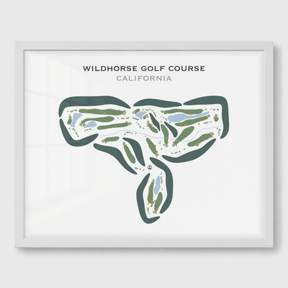 Wildhorse Golf Course, California - Printed Golf Courses
