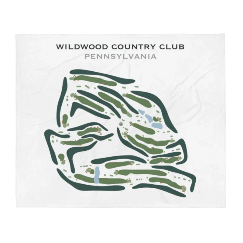 Wildwood Country Club, Pennsylvania - Printed Golf Courses