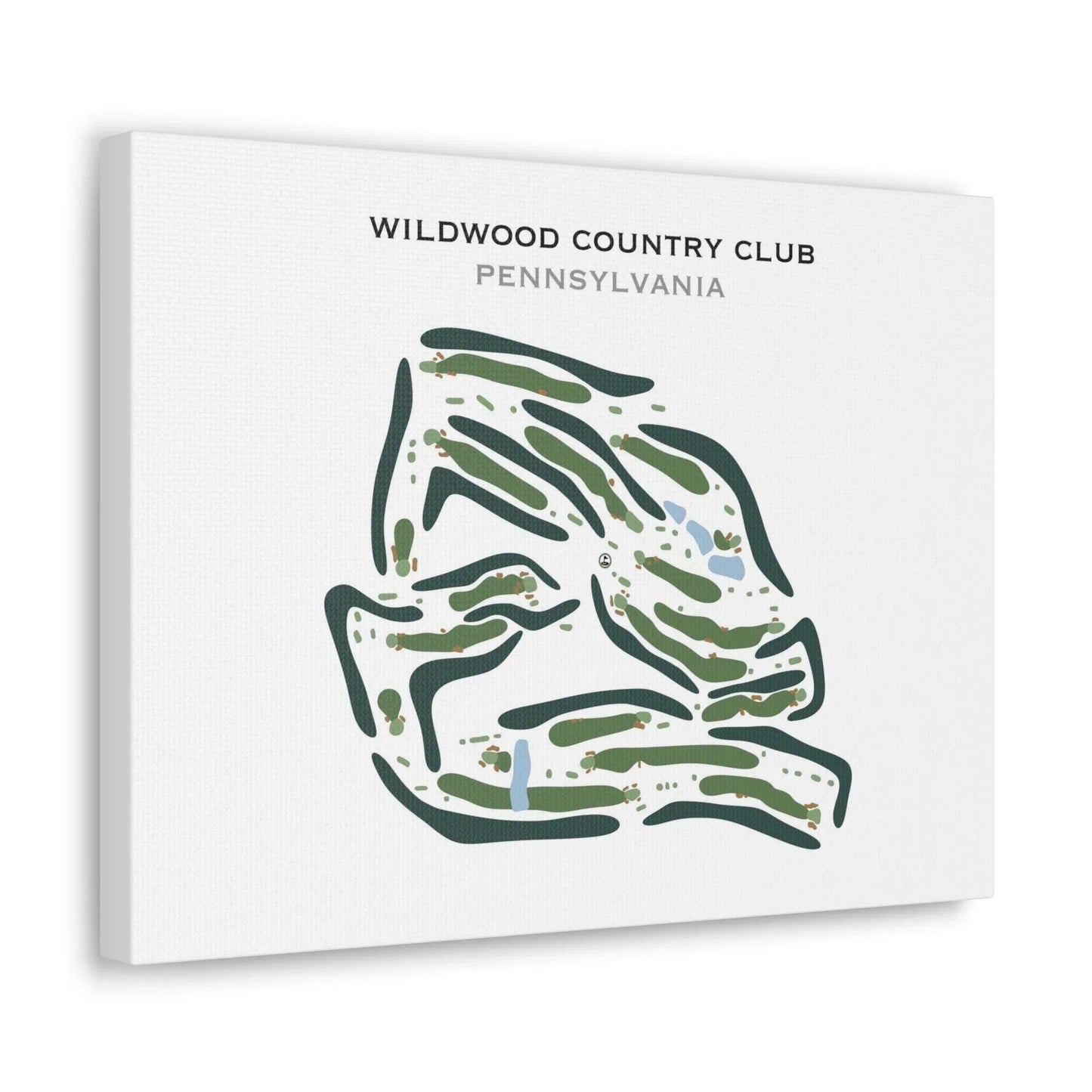 Wildwood Country Club, Pennsylvania - Printed Golf Courses