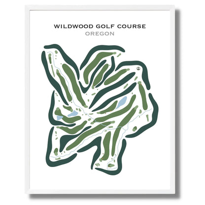 Wildwood Golf Course, Oregon - Printed Golf Courses