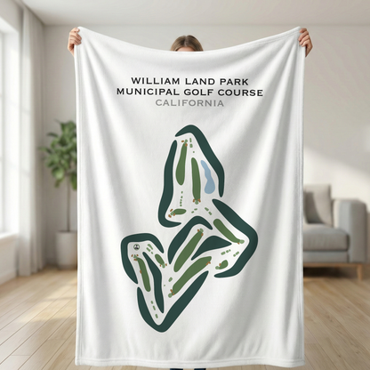 William Land Park Municipal Golf Course, California - Printed Golf Courses