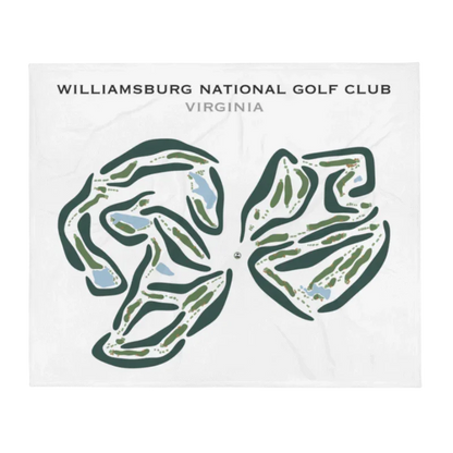 Williamsburg National Golf Club, Virginia - Printed Golf Courses