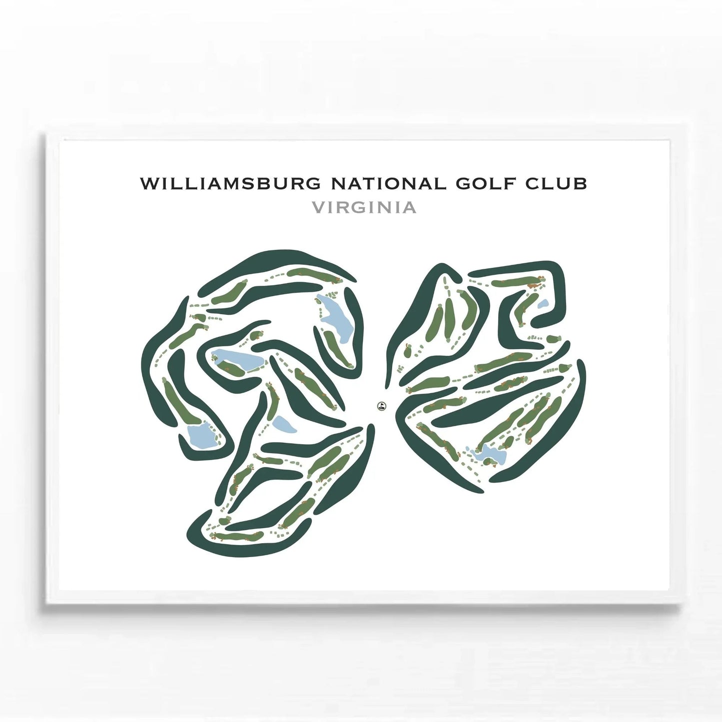 Williamsburg National Golf Club, Virginia - Printed Golf Courses