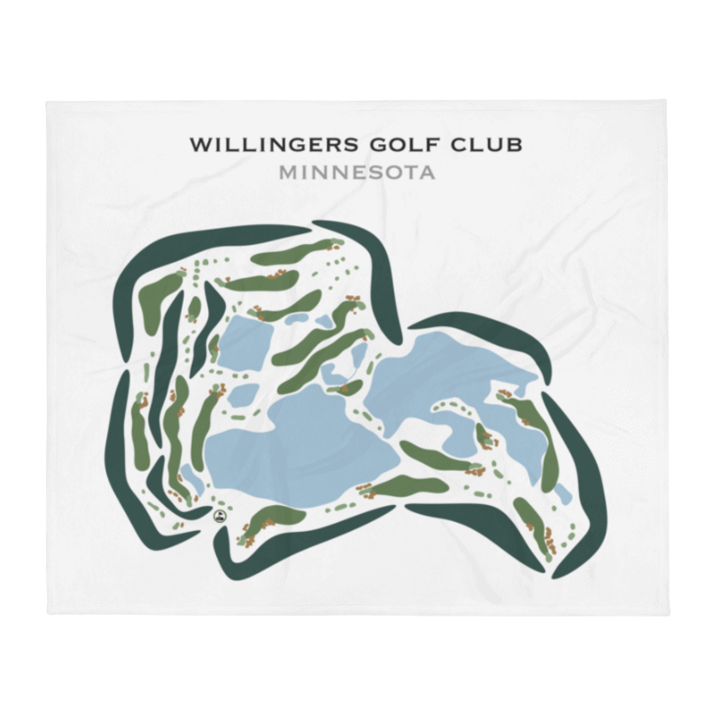 Willingers Golf Club, Minnesota - Printed Golf Courses