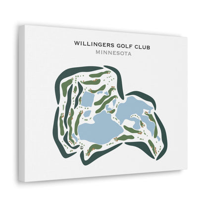 Willingers Golf Club, Minnesota - Printed Golf Courses