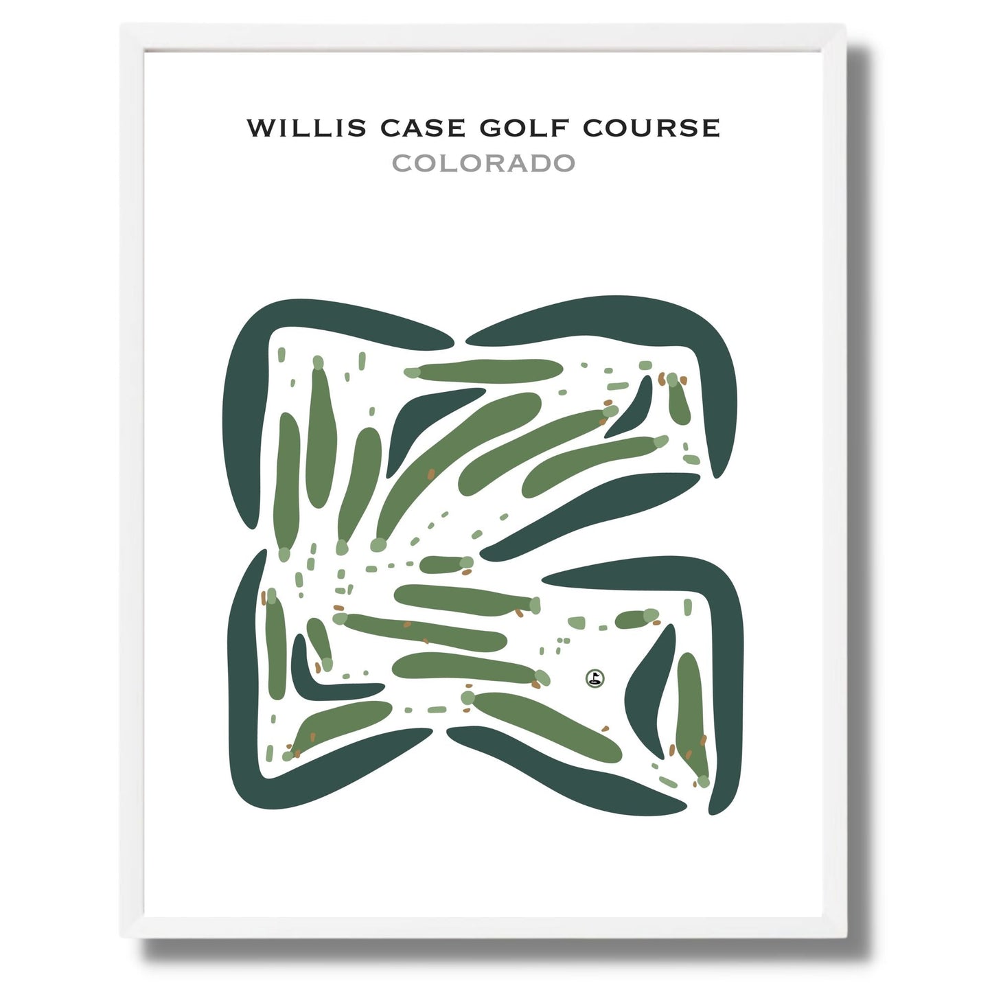 Willis Case Golf Course, Colorado - Printed Golf Courses