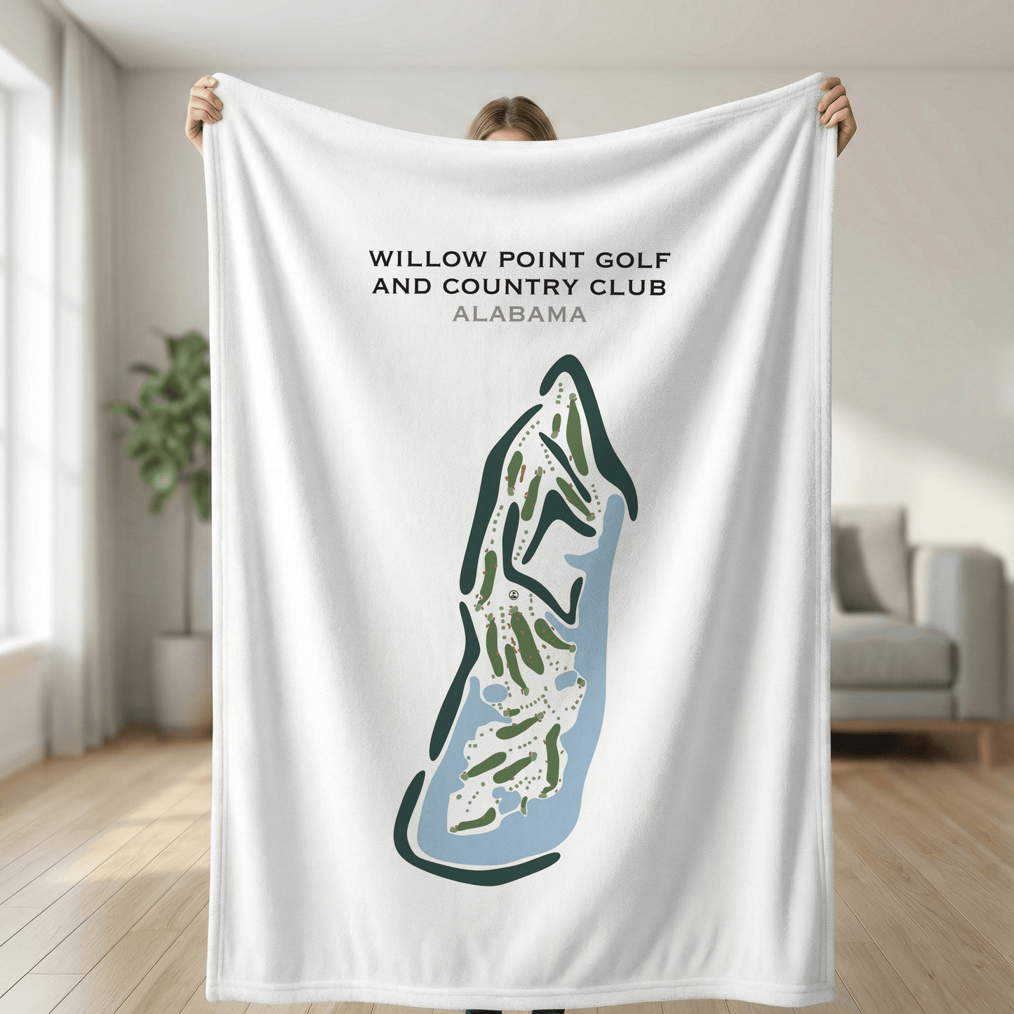 Willow Point Golf and Country Club, Alabama - Printed Golf Courses