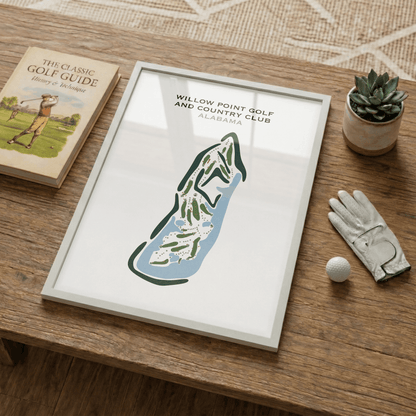 Willow Point Golf and Country Club, Alabama - Printed Golf Courses