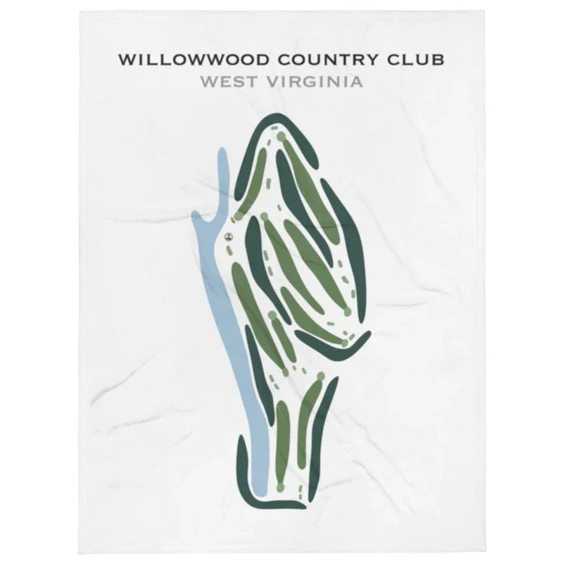WillowWood Country Club, West Virginia - Printed Golf Course