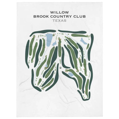Willow Brook Country Club, Texas - Printed Golf Course