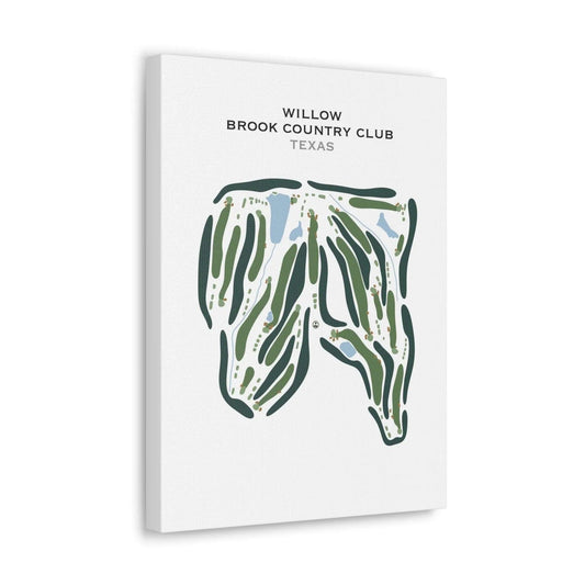 Willow Brook Country Club, Texas - Printed Golf Course