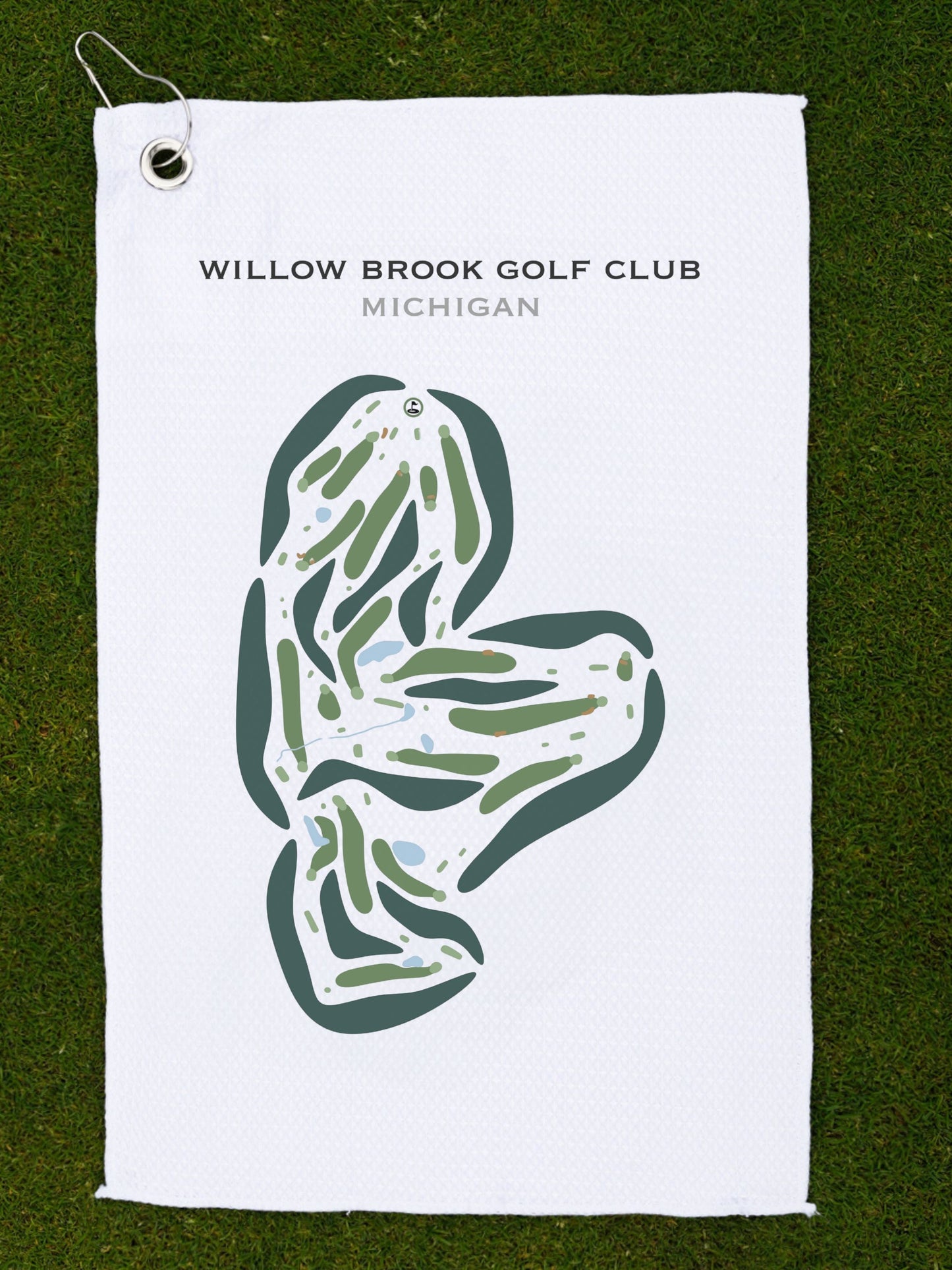 Willow Brook Golf Club, Michigan - Printed Golf Courses