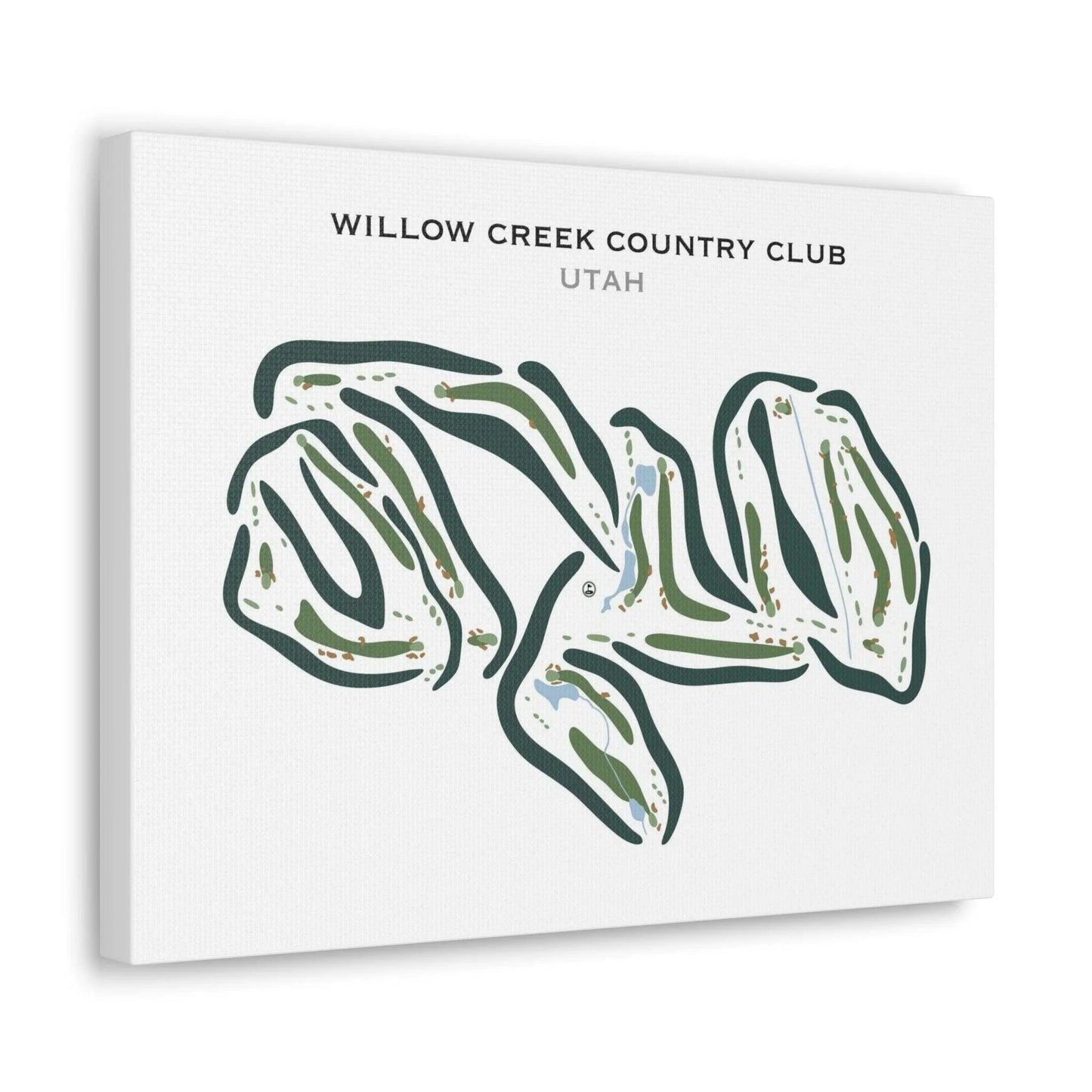 Willow Creek Country Club, Sandy Utah - Printed Golf Courses