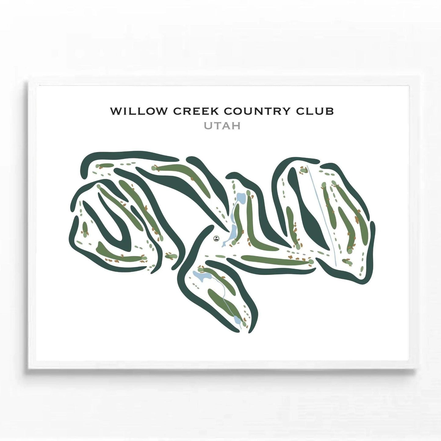Willow Creek Country Club, Sandy Utah - Printed Golf Courses