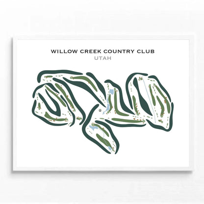 Willow Creek Country Club, Sandy Utah - Printed Golf Courses