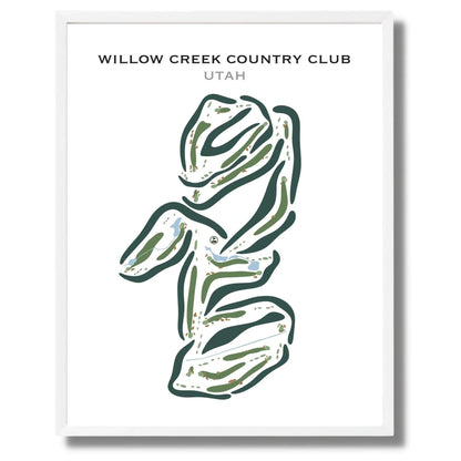 Willow Creek Country Club, Utah - Printed Golf Course