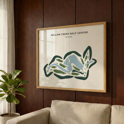 Willow Creek Golf Center, Texas - Printed Golf Courses