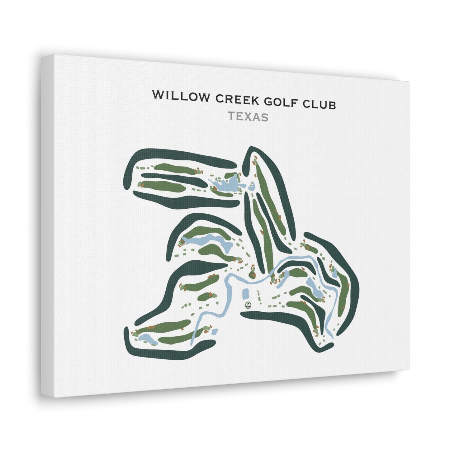 Willow Creek Golf Club, Texas - Printed Golf Courses