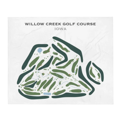 Willow Creek Golf Course, Iowa - Printed Golf Courses