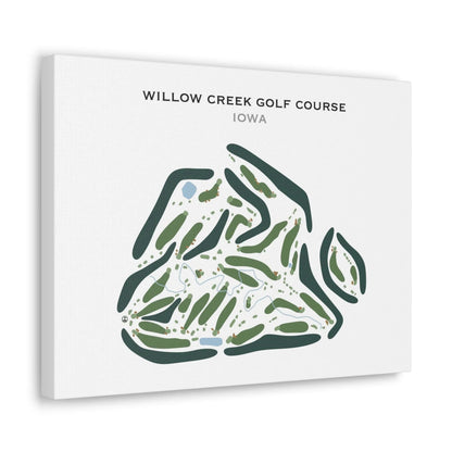 Willow Creek Golf Course, Iowa - Printed Golf Courses