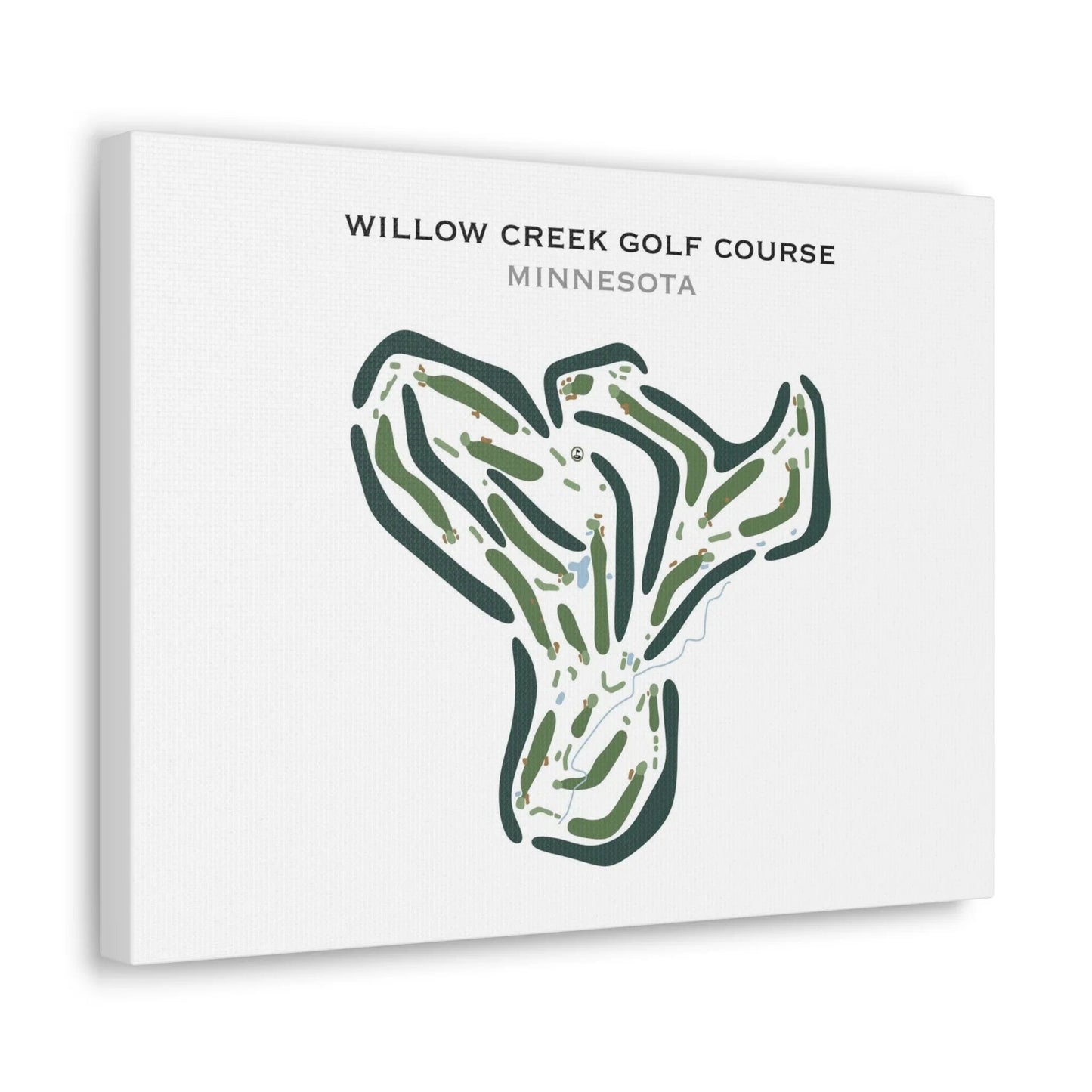Willow Creek Golf Course, Minnesota - Printed Golf Courses