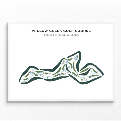 Willow Creek Golf Course, North Carolina - Printed Golf Courses