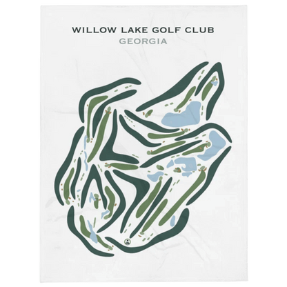 Willow Lake Golf Club, Georgia - Printed Golf Courses