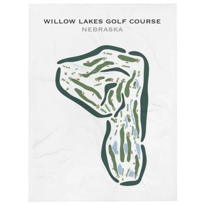 Willow Lakes Golf Course, Nebraska - Printed Golf Courses