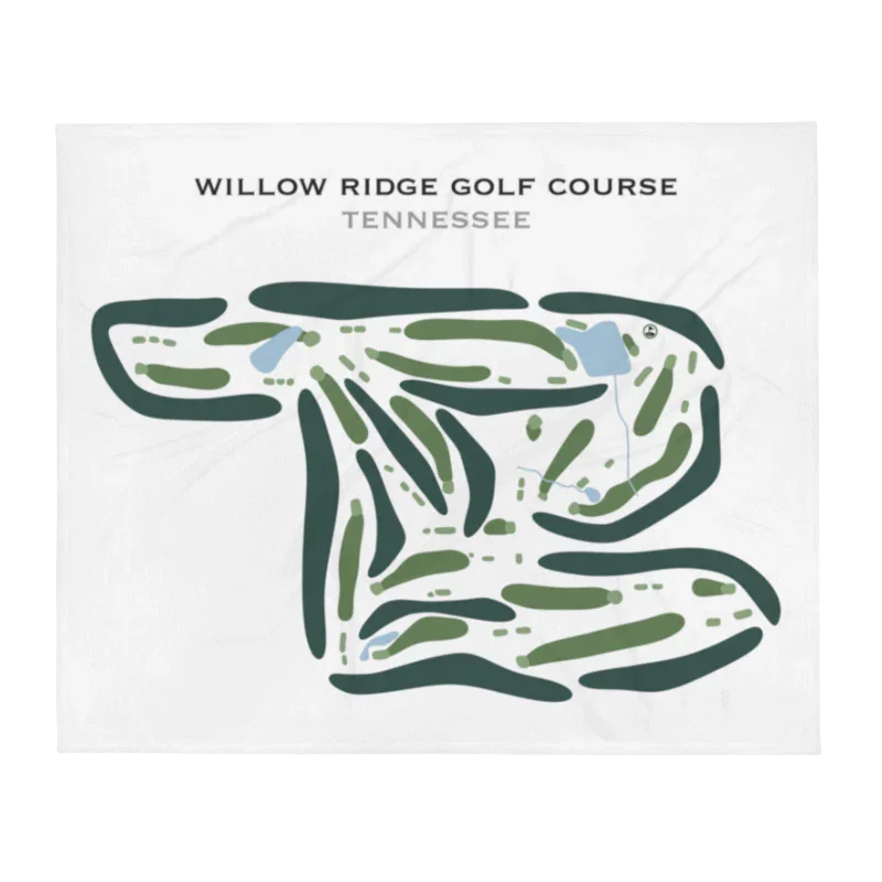 Willow Ridge Golf Course, Tennessee - Printed Golf Courses