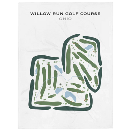 Willow Run Golf Course, Ohio - Printed Golf Courses