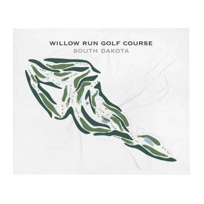 Willow Run Golf Course, South Dakota - Printed Golf Courses