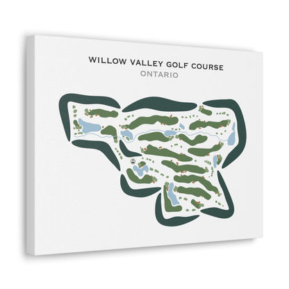 Willow Valley Golf Course, Canada - Printed Golf Courses