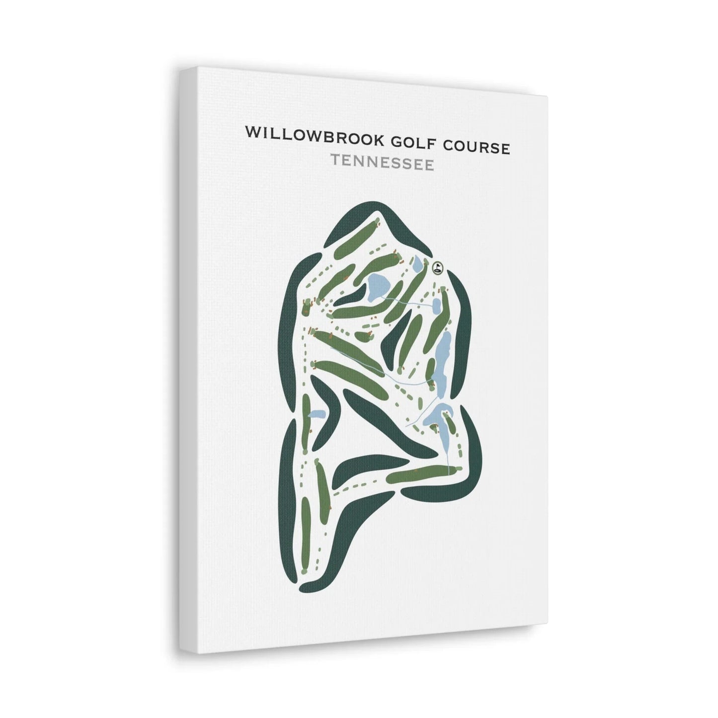 WillowBrook Golf Course, Tennessee - Printed Golf Courses
