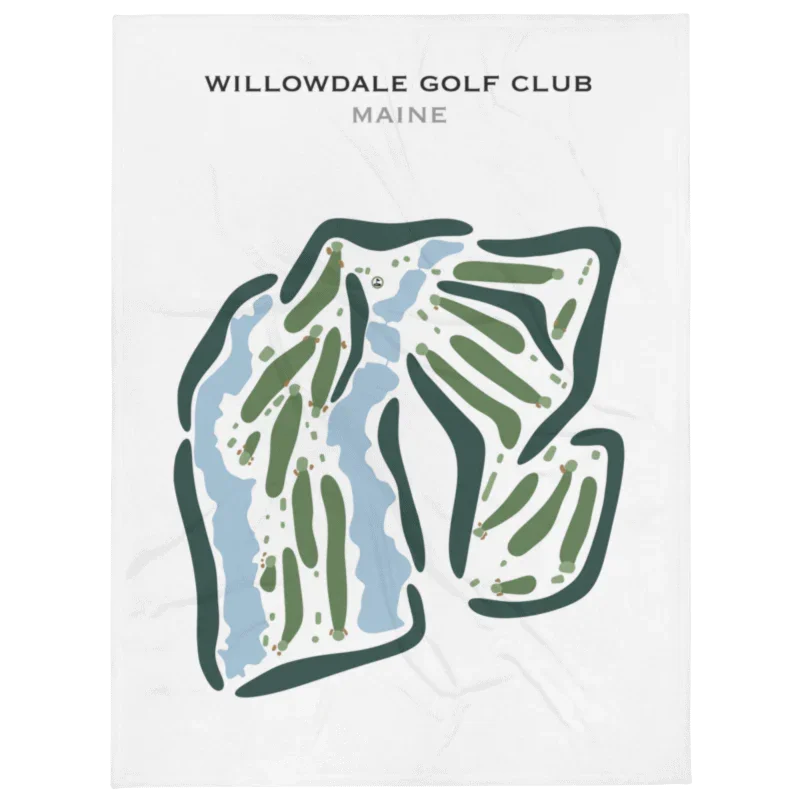 Willowdale Golf Club, Maine - Printed Golf Course
